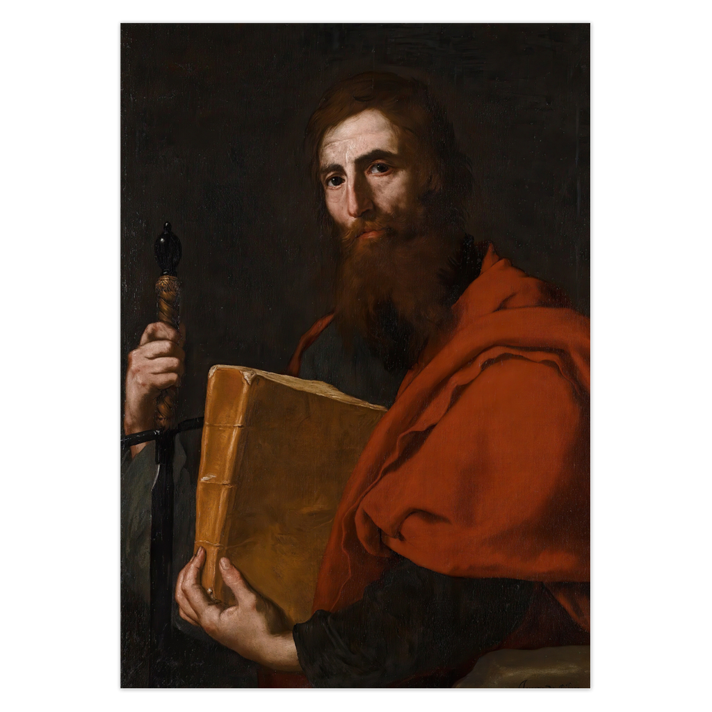 Saint Paul -  by Jusepe de Ribera