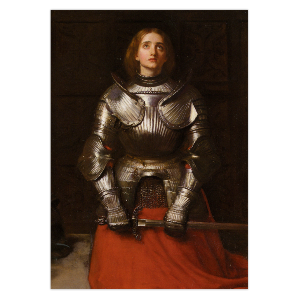 Joan of Arc, Maid of Orleans - Catholic Card