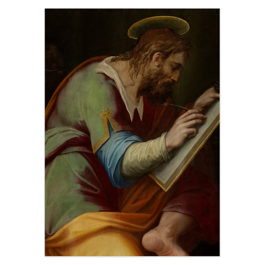 Saint Luke - Catholic Card