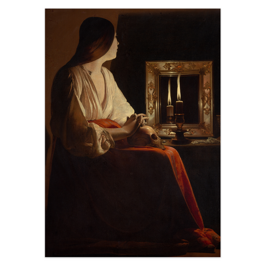 The Magdalen with the Smoking Flame - Catholic Card