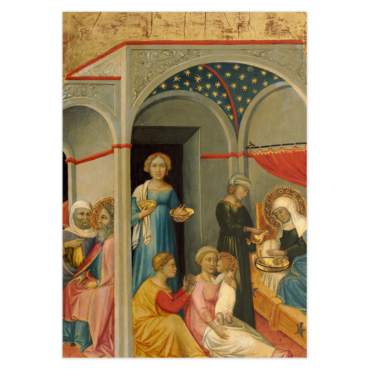 The Nativity of the Virgin Card - Andrea di Bartolo