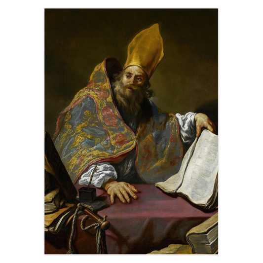 Saint Ambrose Card - 1623