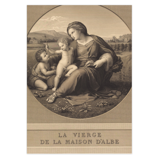 The Alba Madonna - Catholic Card