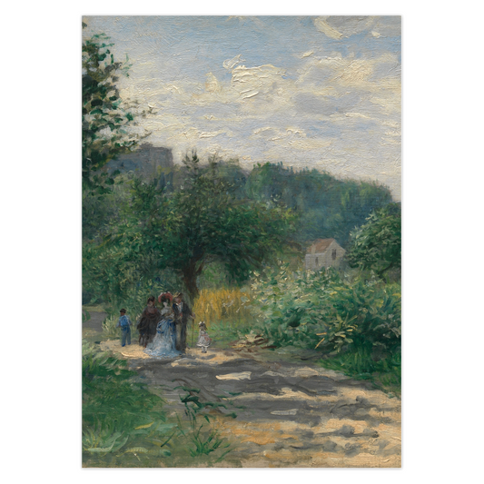 A Road in Louveciennes Card