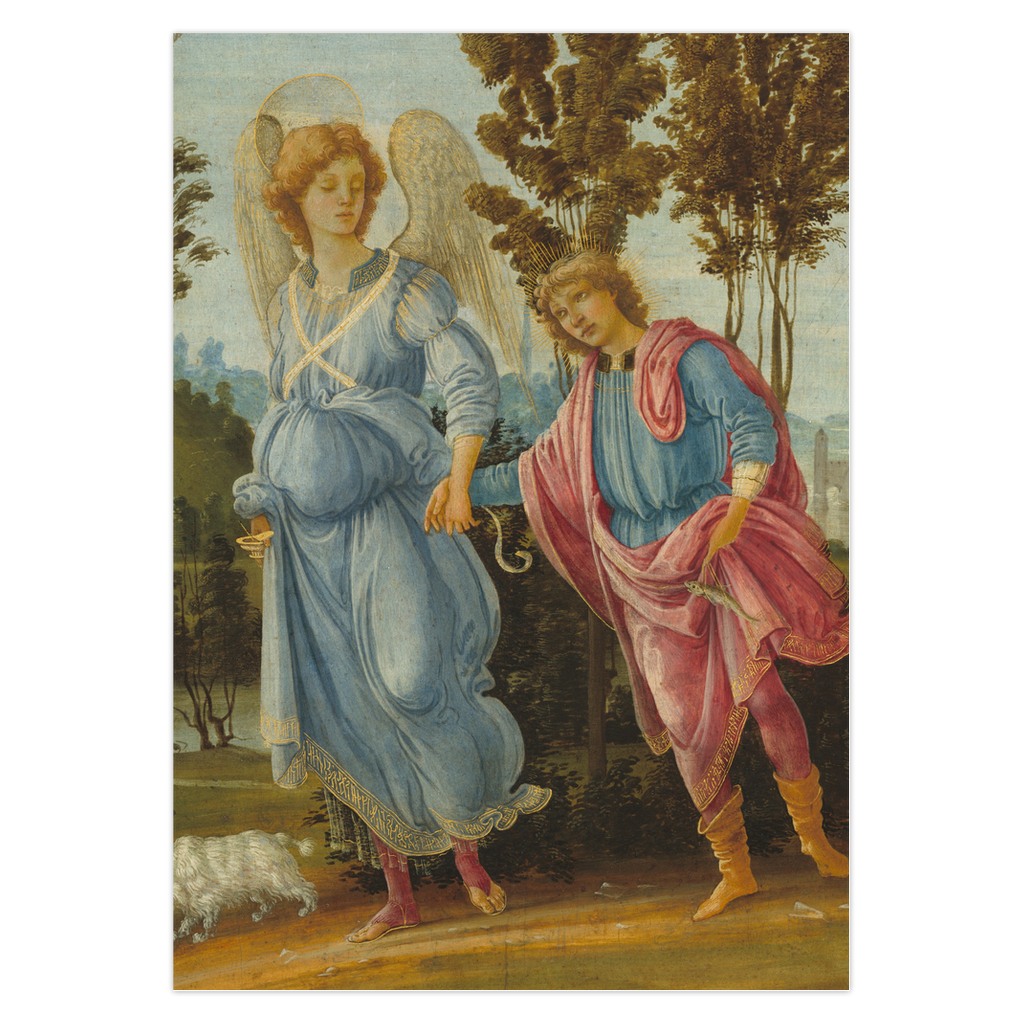 Tobias and Raphael Card - Filippino Lippi